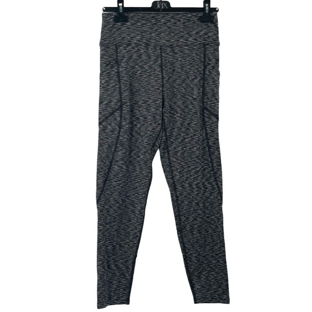 Bally Total Fitness High Rise Leggings Space-Dyed Black/White Size Large